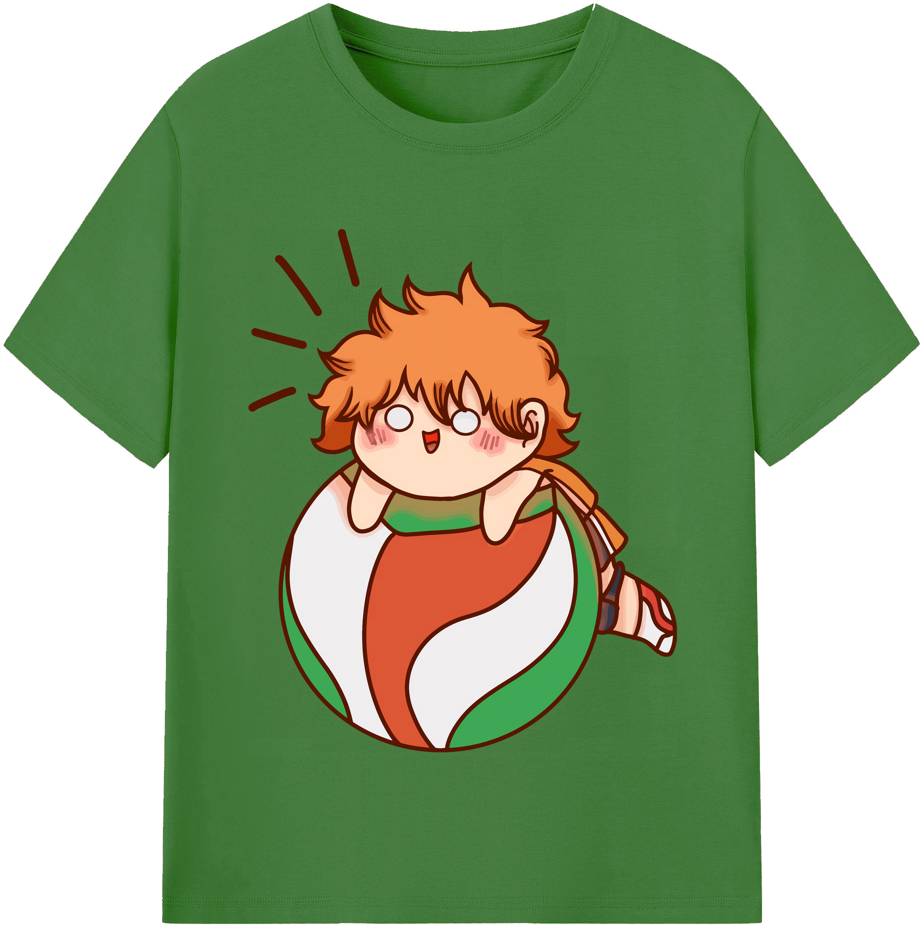 （画像用） ハイキュー!! Haikyu!! レディースカジュアルプリントTシャツ（綿100％）